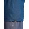 image:imageGaiam Mens Bliss Balance Long Sleeve Crewneck Top Standard Fit Stretch Midweight MaterialBlue Wing Teal Heather  Intent