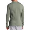 image:imageGaiam Mens Bliss Balance Long Sleeve Crewneck Top Standard Fit Stretch Midweight MaterialSea Spray  Bliss Balance