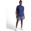 image:imageGaiam Mens Everyday Basic Crewneck Top Standard Fit Stretch Midweight MaterialMedieval Blue