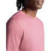 image:imageGaiam Mens Everyday Basic Crewneck Top Standard Fit Stretch Midweight MaterialMesa Rose