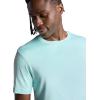 image:imageGaiam Mens Everyday Basic Crewneck Top Standard Fit Stretch Midweight MaterialPastel Turq