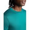 image:imageGaiam Mens Everyday Basic Crewneck Top Standard Fit Stretch Midweight MaterialQuetzal Green