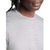 image:imageGaiam Mens Everyday Basic Crewneck Top Standard Fit Stretch Midweight MaterialSleet Heather