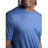 image:imageGaiam Mens Everyday Basic Crewneck Top Standard Fit Stretch Midweight MaterialTrue Navy Heather