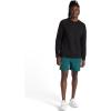 image:imageGaiam Mens Flow State 7 Short Relaxed Fit Stretch Lightweight MaterialDeep Teal