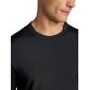 image:imageGaiam Mens Omtech Short Sleeve Crewneck TShirt Standard Fit Stretch Lightweight Performance MaterialBlack