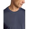 image:imageGaiam Mens Omtech Short Sleeve Crewneck TShirt Standard Fit Stretch Lightweight Performance MaterialCool Grey
