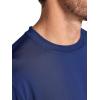 image:imageGaiam Mens Omtech Short Sleeve Crewneck TShirt Standard Fit Stretch Lightweight Performance MaterialMedieval Blue