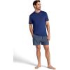 image:imageGaiam Mens Omtech Short Sleeve Crewneck TShirt Standard Fit Stretch Lightweight Performance MaterialMedieval Blue