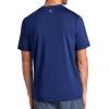 image:imageGaiam Mens Omtech Short Sleeve Crewneck TShirt Standard Fit Stretch Lightweight Performance MaterialMedieval Blue