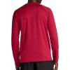 image:imageGaiam Mens Power Long Sleeve Crewneck Top Standard Fit Stretch Heavyweight Fleece MaterialBiking Red Heather
