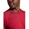 image:imageGaiam Mens Power Long Sleeve Crewneck Top Standard Fit Stretch Heavyweight Fleece MaterialBiking Red Heather