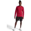 image:imageGaiam Mens Power Long Sleeve Crewneck Top Standard Fit Stretch Heavyweight Fleece MaterialBiking Red Heather