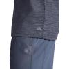 image:imageGaiam Mens Power Long Sleeve Crewneck Top Standard Fit Stretch Heavyweight Fleece MaterialEbony Heather