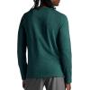 image:imageGaiam Mens Power Long Sleeve Crewneck Top Standard Fit Stretch Heavyweight Fleece MaterialPine Grove Heather