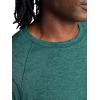 image:imageGaiam Mens Power Long Sleeve Crewneck Top Standard Fit Stretch Heavyweight Fleece MaterialPine Grove Heather