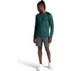 image:imageGaiam Mens Power Long Sleeve Crewneck Top Standard Fit Stretch Heavyweight Fleece MaterialPine Grove Heather