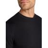 image:imageGaiam Mens Stretch Tech TShirt Standard Fit Stretch Midweight Performance MaterialBlack