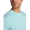 image:imageGaiam Mens Stretch Tech TShirt Standard Fit Stretch Midweight Performance MaterialPastel Turq