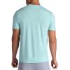 image:imageGaiam Mens Stretch Tech TShirt Standard Fit Stretch Midweight Performance MaterialPastel Turq