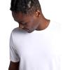image:imageGaiam Mens Stretch Tech TShirt Standard Fit Stretch Midweight Performance MaterialStark White