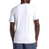 image:imageGaiam Mens Stretch Tech TShirt Standard Fit Stretch Midweight Performance MaterialStark White