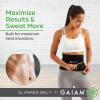 image:imageGaiam Waist Trainer for Women and Men  Adjustable Slimmer Belt and Sweat Band for LowerBack Support and Activated Core8inch Yellow