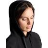 image:imageGaiam Womens Hudson Hoodie Relaxed Fit Stretch Cool Touch FabricBlack Tap Shoe