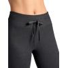 image:imageGaiam Womens Marled HighRise Flare Pant Slim Fit 315 Inseam Stretch Midweight Heathered MaterialBlack Heather Tap Shoe