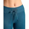 image:imageGaiam Womens Marled HighRise Flare Pant Slim Fit 315 Inseam Stretch Midweight Heathered MaterialReflecting Pond Heather