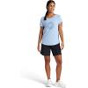 image:imageGaiam Womens Mindful Flower Graphic Crewneck TShirt Relaxed Fit Stretch Lightweight Material Curved HemBlue Fog  Moon