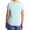 image:imageGaiam Womens Mindful Flower Graphic Crewneck TShirt Relaxed Fit Stretch Lightweight Material Curved HemBlue Haze  Diamond