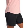 image:imageGaiam Womens Mindful Flower Graphic Crewneck TShirt Relaxed Fit Stretch Lightweight Material Curved HemCandlelight Peach  Diamond