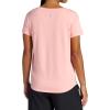 image:imageGaiam Womens Mindful Flower Graphic Crewneck TShirt Relaxed Fit Stretch Lightweight Material Curved HemCandlelight Peach  Diamond