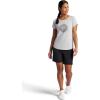 image:imageGaiam Womens Mindful Flower Graphic Crewneck TShirt Relaxed Fit Stretch Lightweight Material Curved HemLight Grey Heather  Moon
