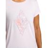 image:imageGaiam Womens Mindful Flower Graphic Crewneck TShirt Relaxed Fit Stretch Lightweight Material Curved HemOrchid Hush  Diamond