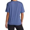 image:imageGaiam Womens Oversized Performance TShirt Oversized Fit Stretch Lightweight MaterialBlue Indigo Heather