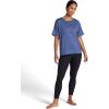 image:imageGaiam Womens Oversized Performance TShirt Oversized Fit Stretch Lightweight MaterialBlue Indigo Heather