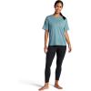 image:imageGaiam Womens Oversized Performance TShirt Oversized Fit Stretch Lightweight MaterialGoblin Blue Heather