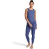 image:imageGaiam Womens Ribbed Crewneck Tank Top Cropped Fit Stretch Midweight Material MoistureWickingBlue Indigo