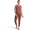 image:imageGaiam Womens Ribbed Crewneck Tank Top Cropped Fit Stretch Midweight Material MoistureWickingCafe Mocha