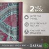 image:imageGaiam Yoga Mat  Folding Travel Fitness amp Exercise Mat  Foldable Yoga Mat for All Types of Yoga Pilates amp Floor Workouts 68L x 24W x 2mm ThickBe Free