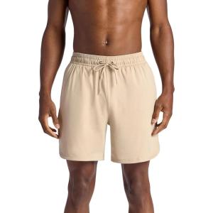 image:imageGaiam Mens Everyday Basic 7 Short 20 Relaxed Fit Stretch Midweight MaterialWhite Pepper