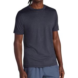 image:imageGaiam Mens Everyday Basic Crewneck Top Standard Fit Stretch Midweight MaterialBlack Heather