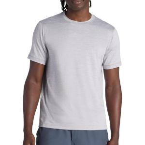 image:imageGaiam Mens Everyday Basic Crewneck Top Standard Fit Stretch Midweight MaterialSlate Heather