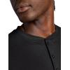 image:imageGaiam Mens Bliss Balance Short Sleeve Henley TopBlack
