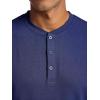 image:imageGaiam Mens Bliss Balance Short Sleeve Henley TopMedieval Blue