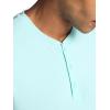 image:imageGaiam Mens Bliss Balance Short Sleeve Henley TopPastel Turq