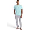 image:imageGaiam Mens Bliss Balance Short Sleeve Henley TopPastel Turq