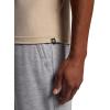 image:imageGaiam Mens Bliss Balance Short Sleeve Henley TopWhite Pepper